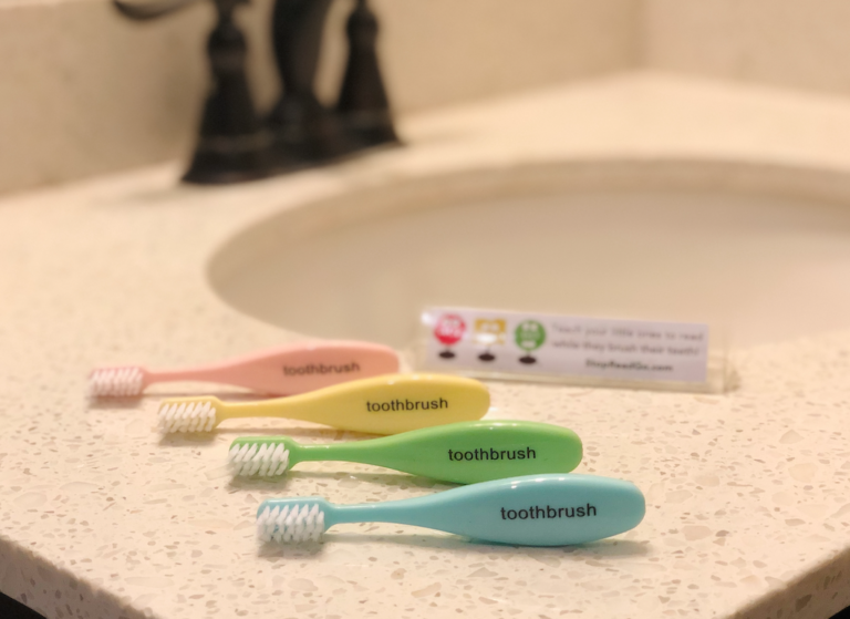 Labeled Toothbrushes – 6 Pack - STOP READ GO