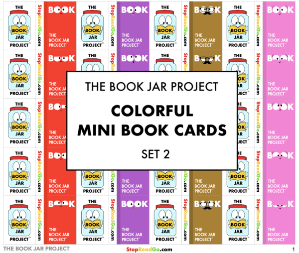 FREE Colorful Mini Book Cards - Image 2