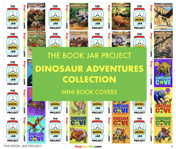 FREE Dinosaur Adventures Collection - Mini Book Covers