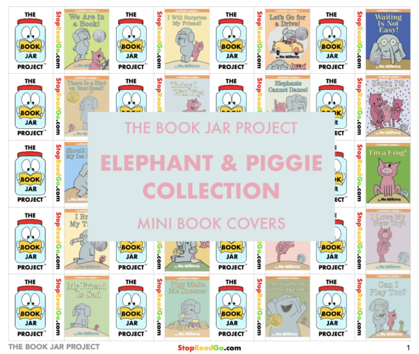 FREE Elephant & Piggie Collection - Mini Book Covers